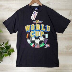 NWT Vintage FIFA World Cup 94’ Soccer 1991 SingleStitch CSA Shirt Deadstock Rare